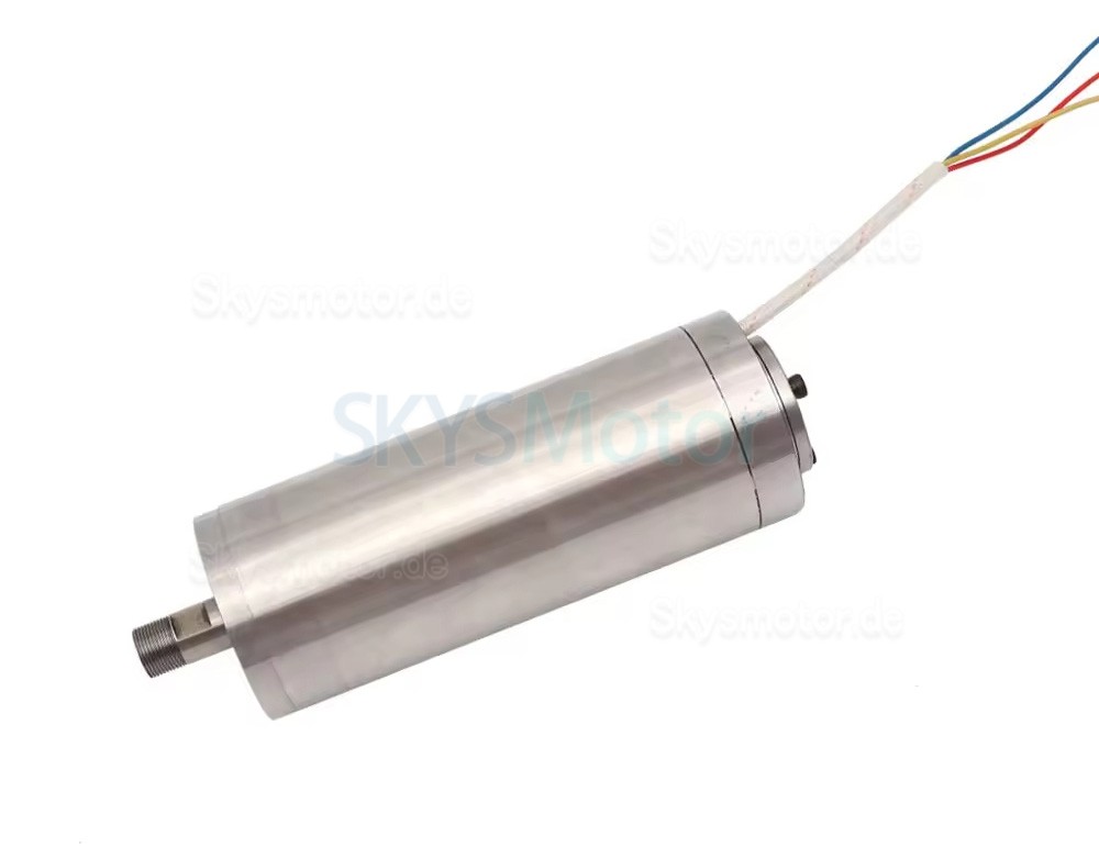 Wassergek&uuml;hlter CNC-Spindelmotor JGD-48-0.3k 75V 0,3kW 60000U/min ER8 Spannzange 333-10000Hz